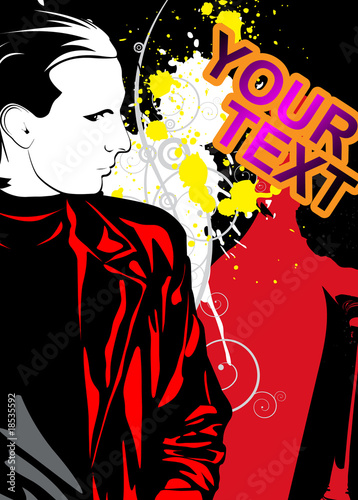 Party background. Template flyer for party
