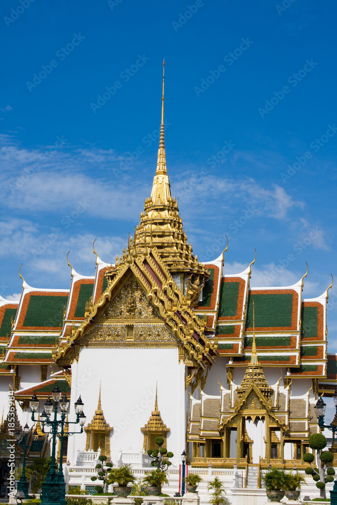 Fototapeta premium Thailand, Bangkok.The temple in the Grand palace area.