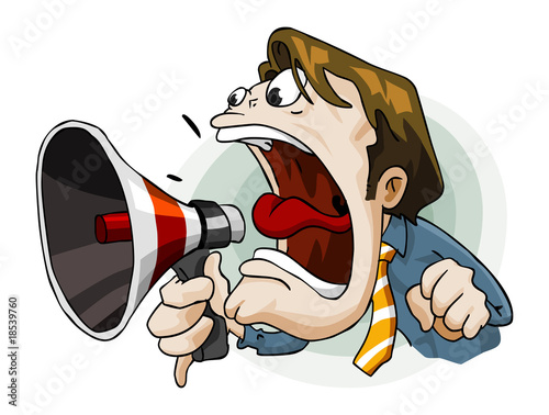 Man with Megaphone