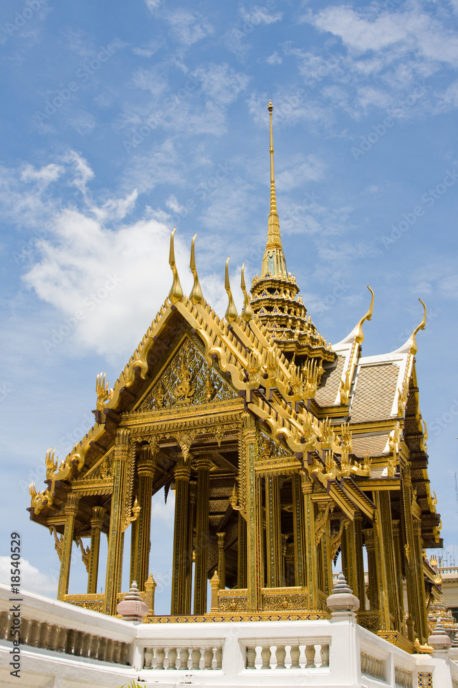 Naklejka premium Thailand, Bangkok.The temple in the Grand palace area.