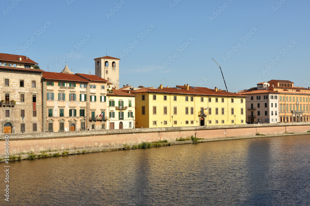 Lining of the River Arno