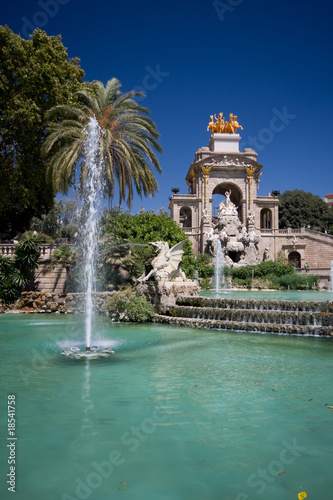 Fountain, park Ciutadel in Barcelona
