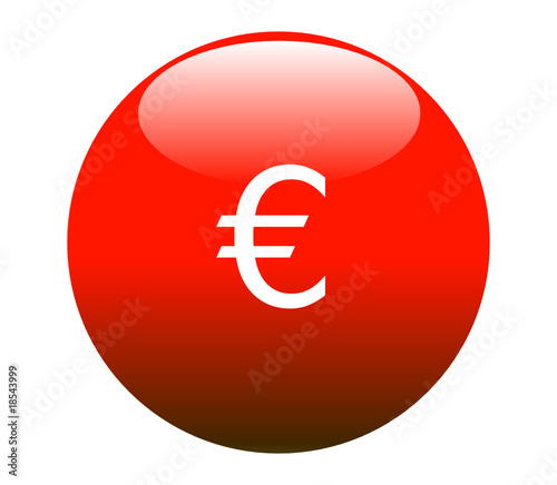 boule 3D rouge euro
