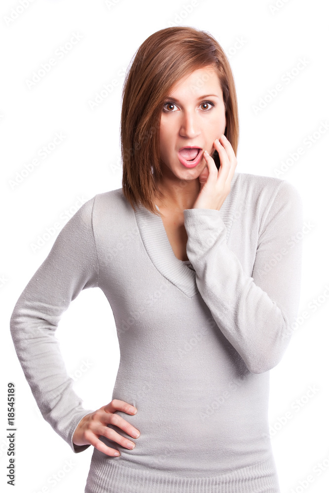 Surprised woman Surprised woman