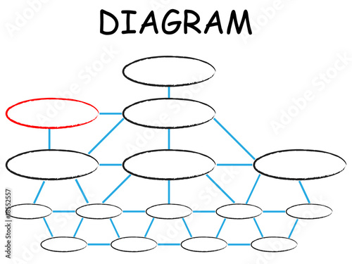 empty diagram vector illustration