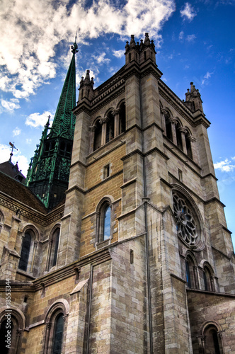 Cathedral Saint Pierre in Geneva, Switzerland