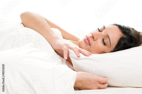 Young woman sleeping