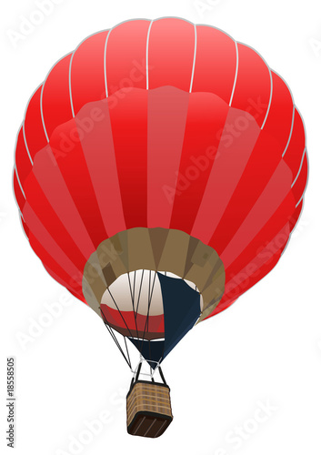 red fancy balloon
