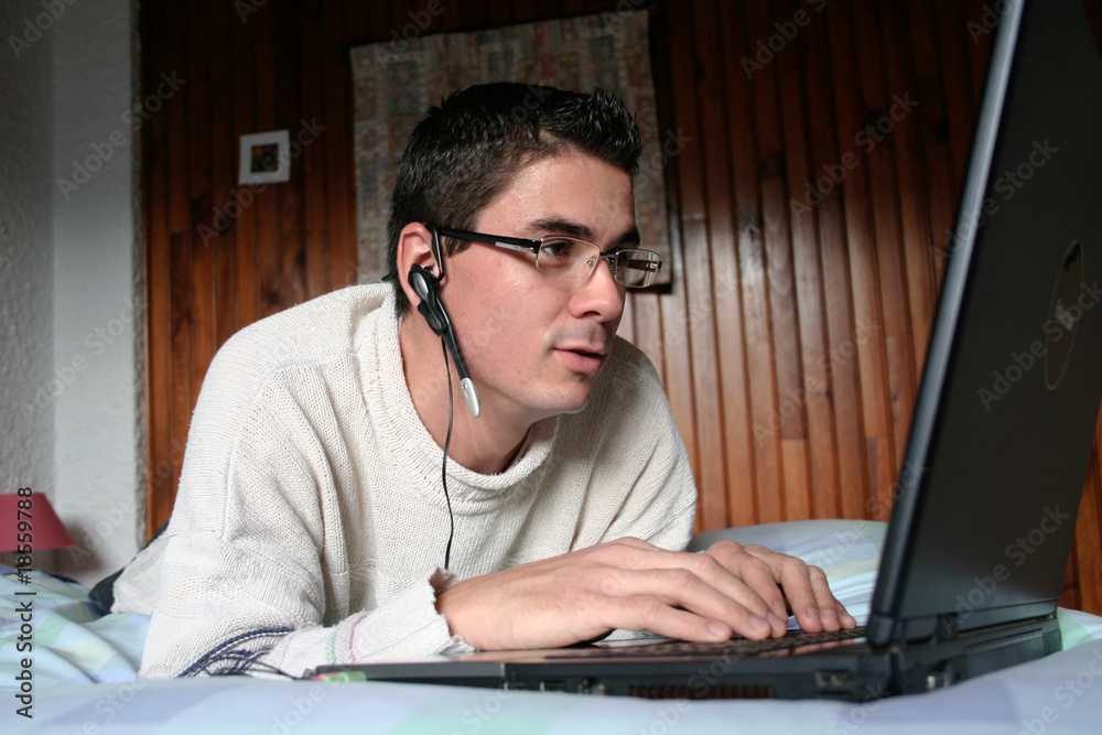 Conversation sur internet