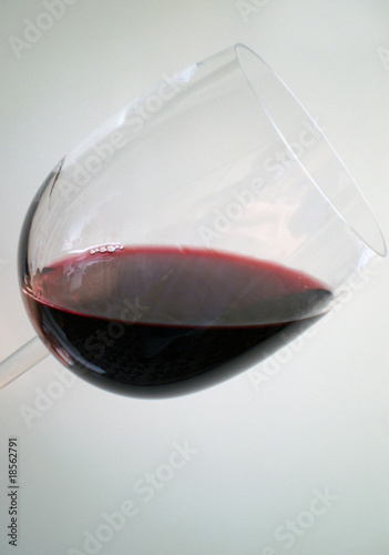 Copa con vino tinto