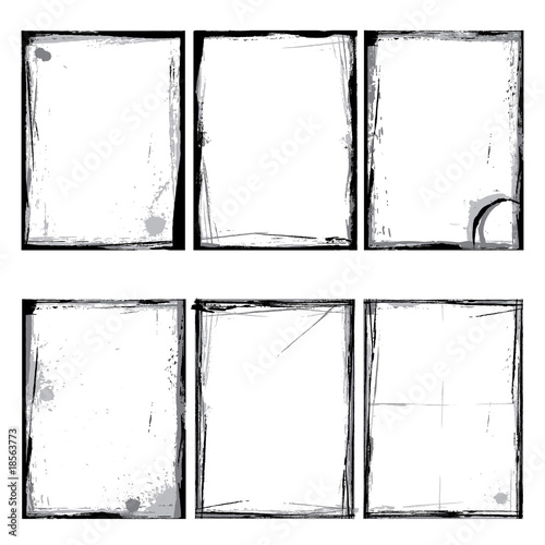 Grunge Frames, Borders and Textures