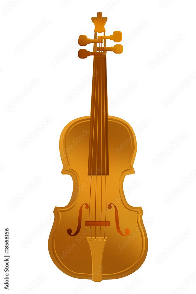 Fototapeta premium Gold Violin