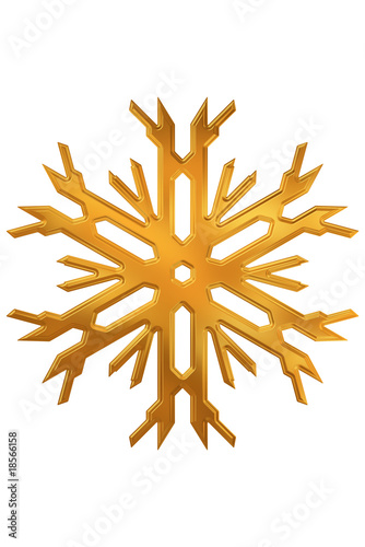 Gold Snowflake