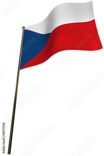 republica checa bandera photo