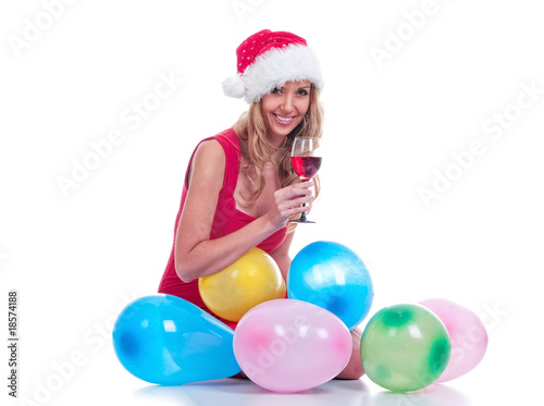 Cuadro en lienzo Santa girl