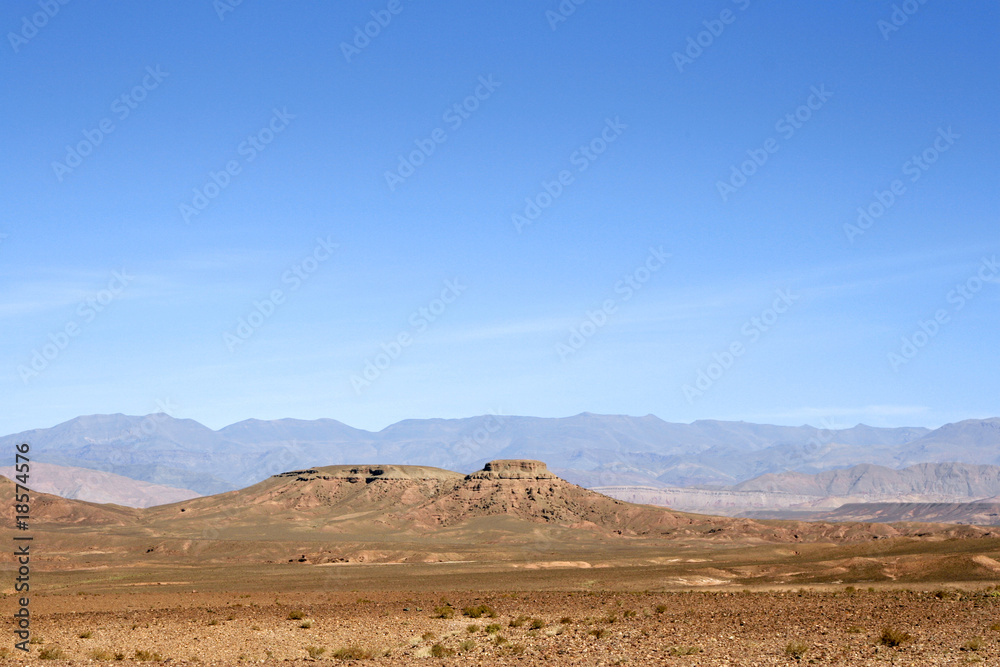 Mountain in the desert of south-east Morocco