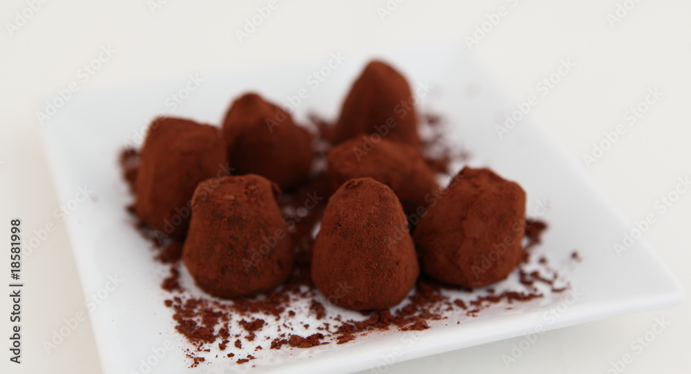 Truffes au chocolat Truffes au chocolat