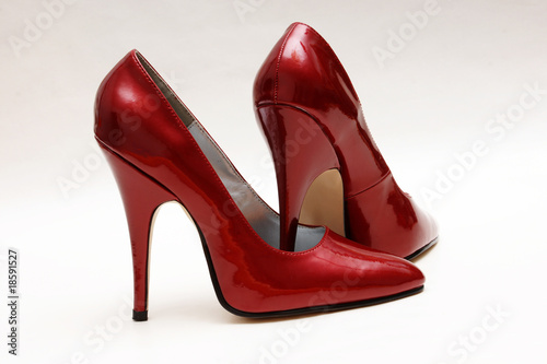 rote high heels