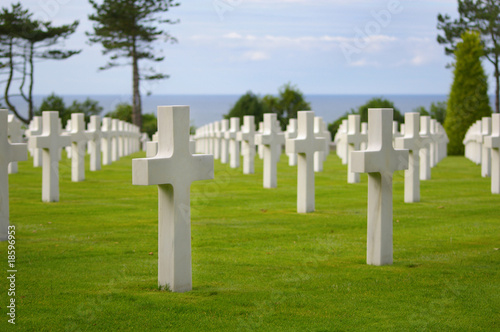 American cemetery in Normandy photo