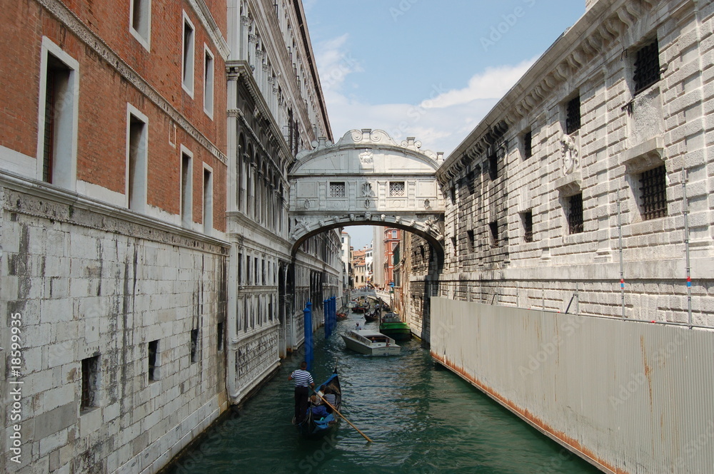 Most westchnień w Wenecji - obrazy, fototapety, plakaty 