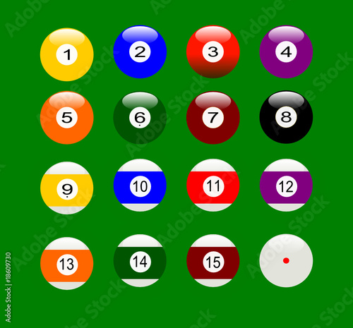 boule 3D rouge billard