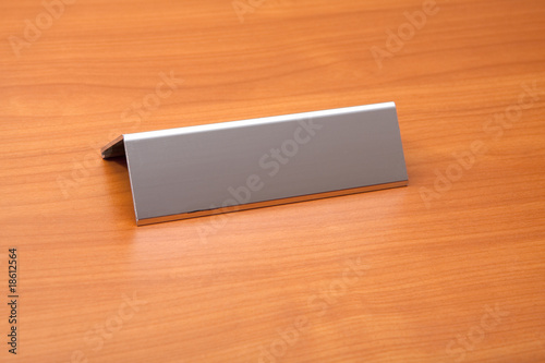 Blank Name Plate