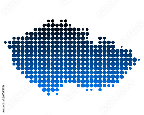 Karte von Tschechien