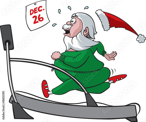 Treadmill Santa
