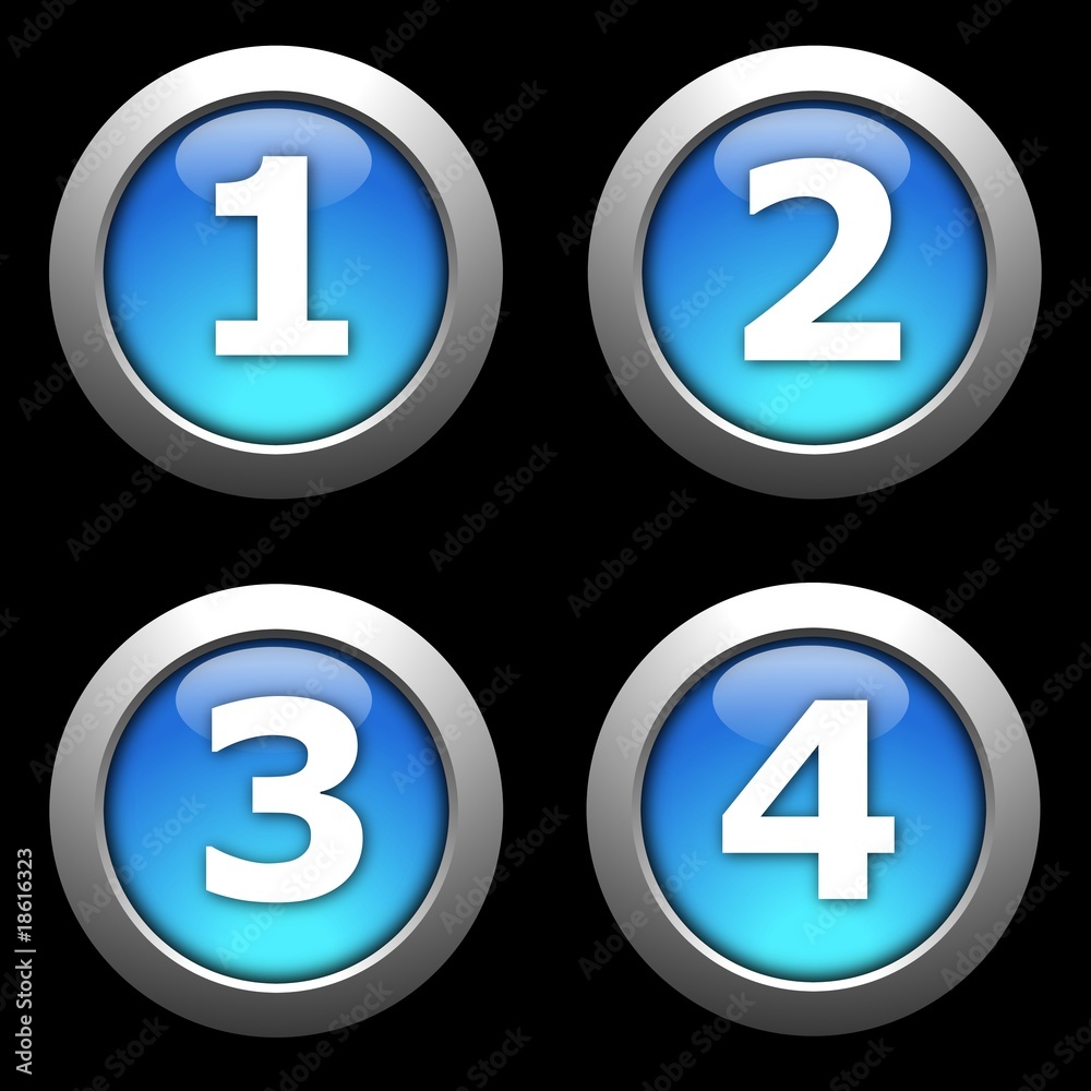 Fototapeta premium alphabet on black background