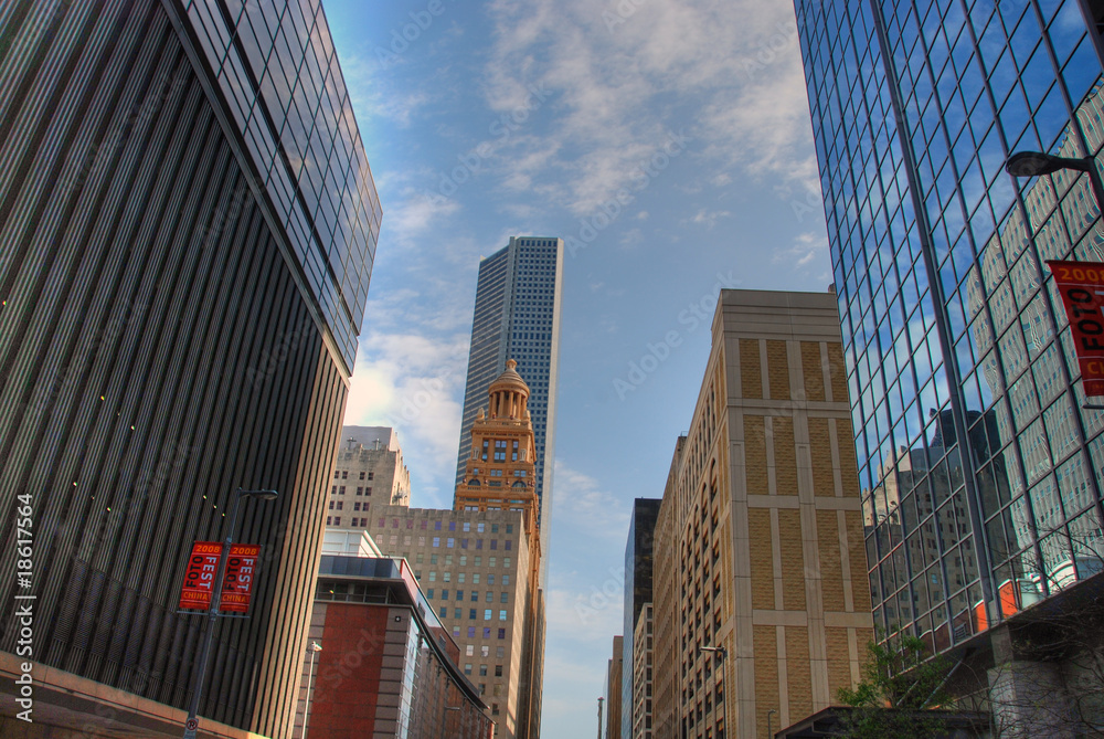 Naklejka premium Downtown Houston, Texas