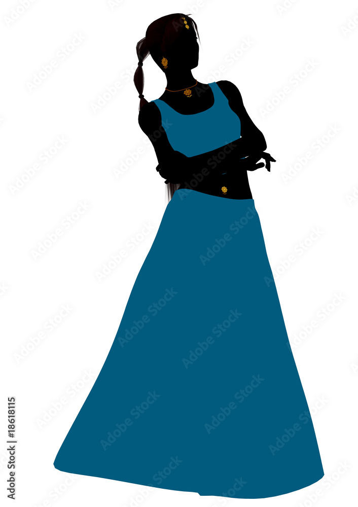 Female Belly Dancer Silhouette Female Belly Dancer Silhouette