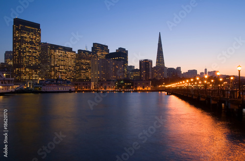 San Francisco Waterfront at night