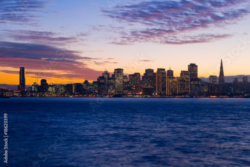 San Francisco after sunset