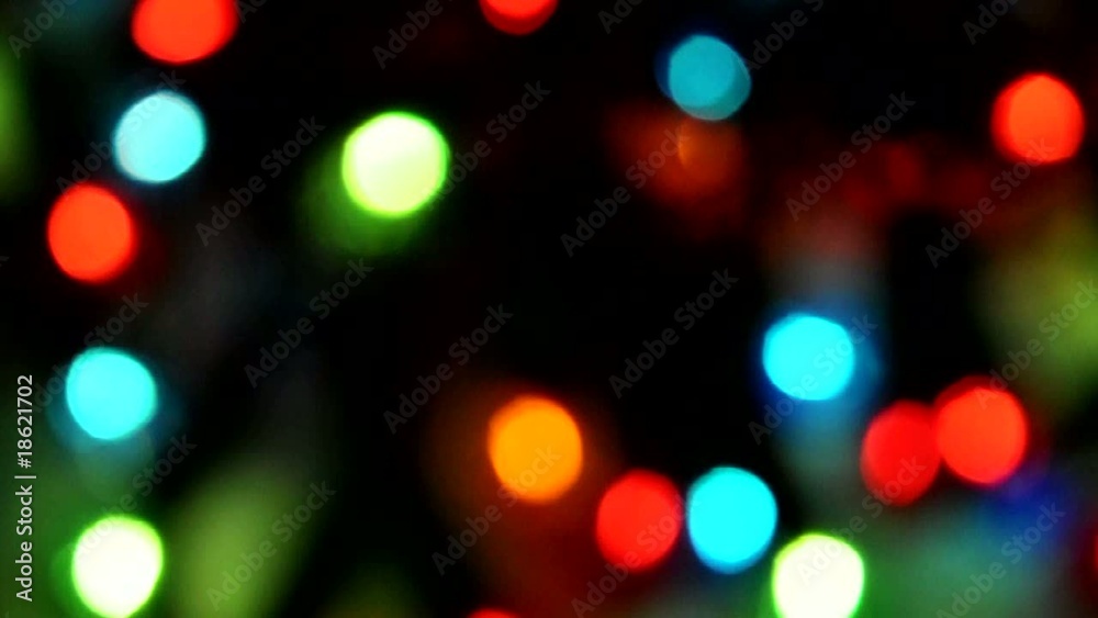 Lumières floues multicolores - Vidéo HD Lumières floues multicolores - Vidéo HD