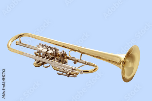 gold trumpet