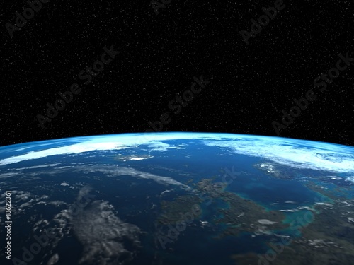 Fototapeta Naklejka Na Ścianę i Meble -  lllustration of Planet Earth