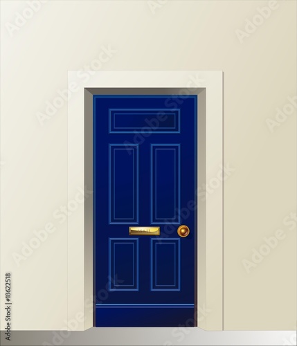 Porta Blu - Blue door