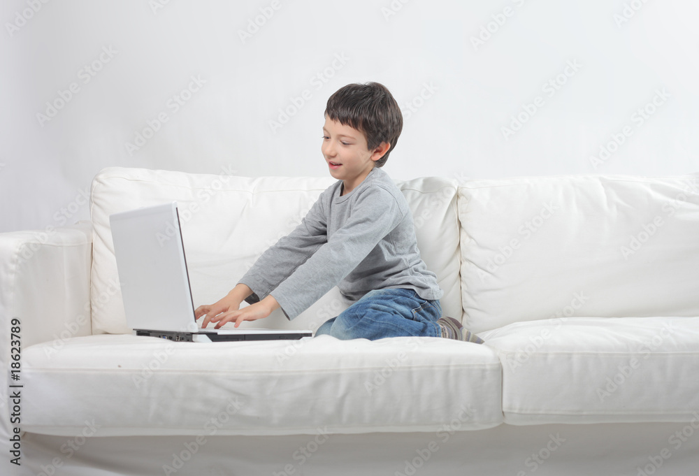 child at computer child at computer