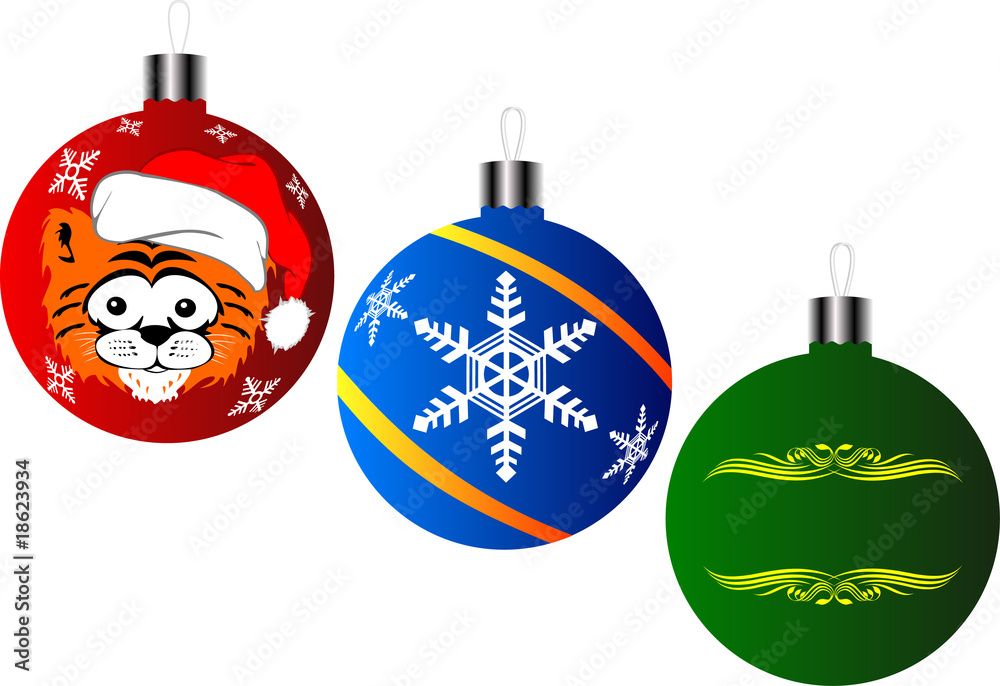 New Year's ornaments New Year's ornaments