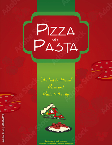 pizza menu design
