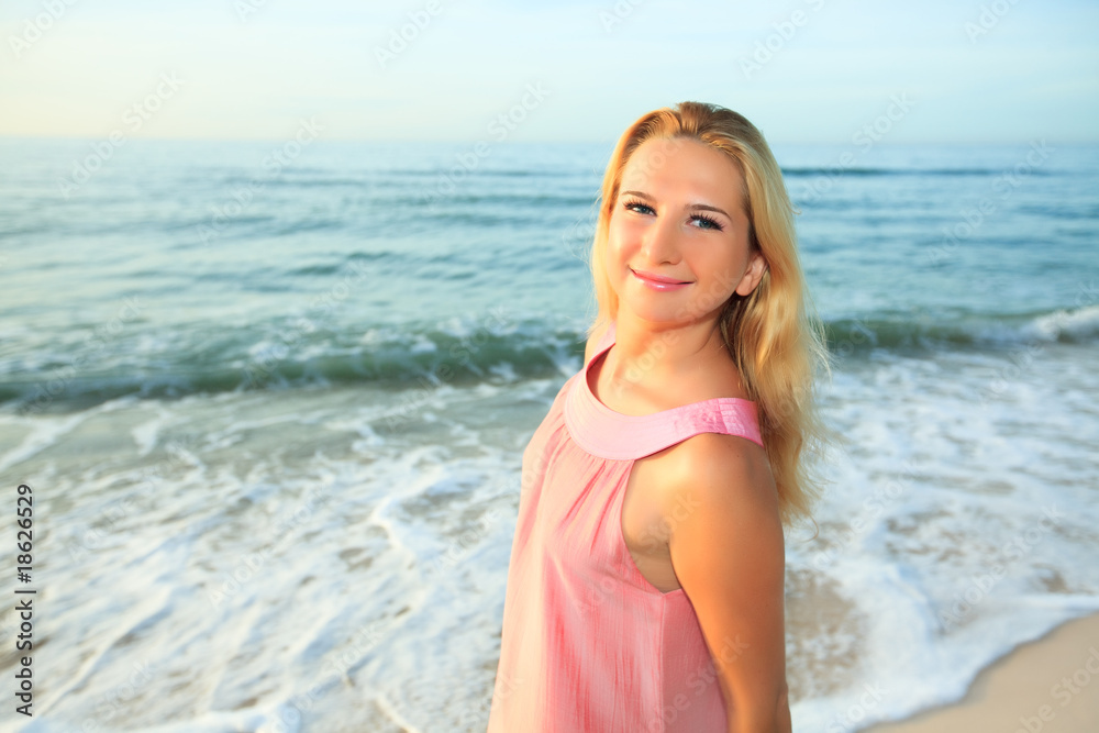 Portrait on the beach Portrait on the beach