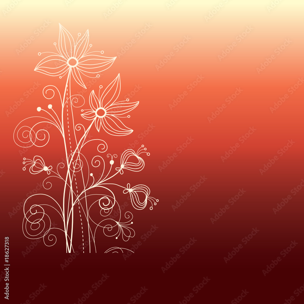 beauty floral background