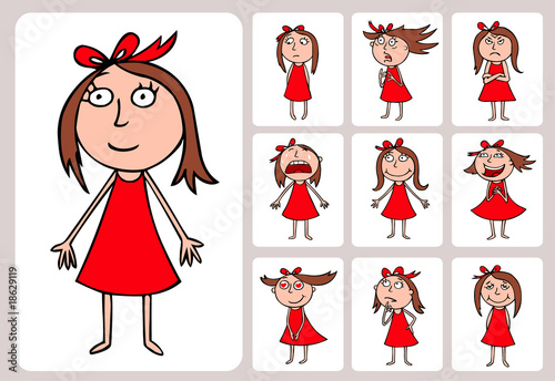 Female character emotions
