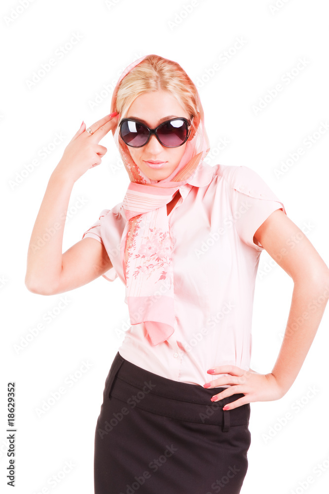 Beautiful charming young girl shoot himself Beautiful charming young girl shoot himself