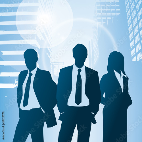 Geschäftspartner - Silhouetten
