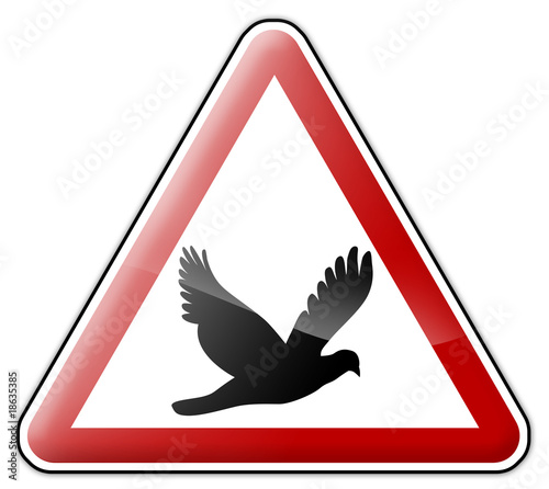 Warning Sign "Birds"