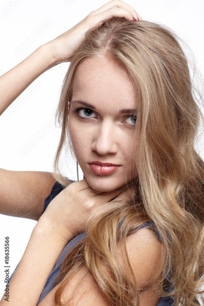 Fototapeta premium beautiful blonde european girl