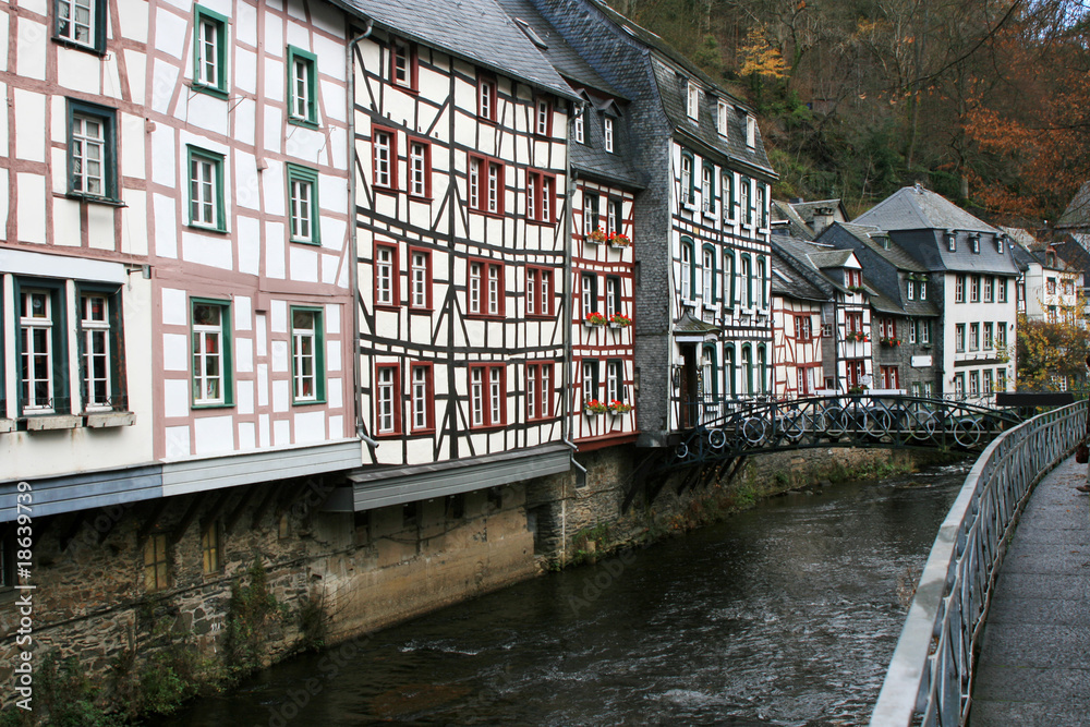 Historic city of Monschau, Germany
