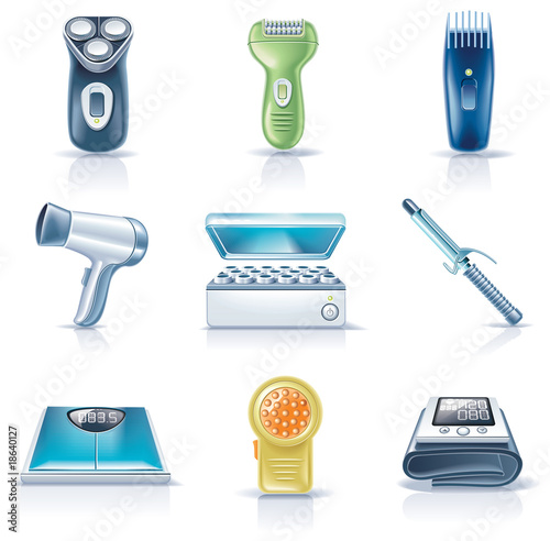 Vector household appliances icons. Part 5