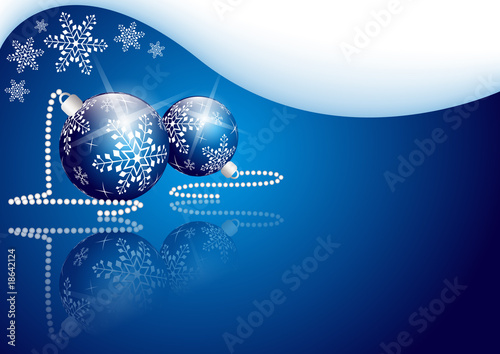Canvas Print christmas Blue Sky